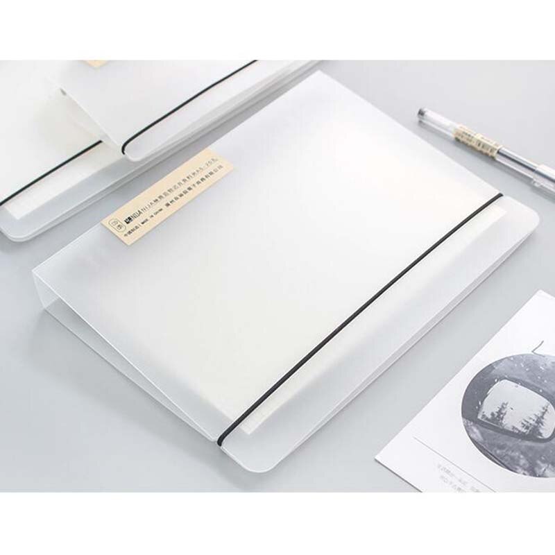 1PC Matte Binder Loose Leaf File Folder A5 A6 A7 Notebook Kawaii Stationery Office School Supplies material escolar papeleria