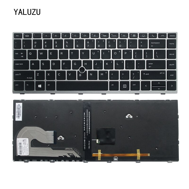 US laptop keyboard FOR HP EliteBook 840 G5 846 G5 745 G5 L14378-001 L11307-001 US laptop keyboard Backlit: backlit