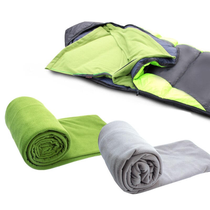 Sac de couchage extérieur en polaire, camping, voyage, climatiseur, chaud, camping quatre saisons, pause déjeuner, couverture pour les genoux, sac de couchage sale