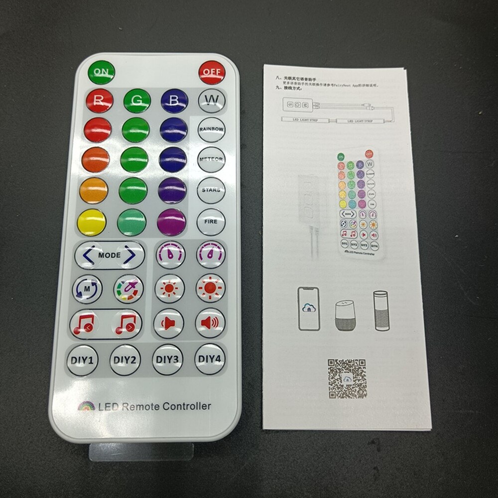 SP501E Wifi WS2811 WS2812B Addressable RGB LED Strip Controller Alexa Smart SPI Voice APP Control for Andriod IOS DC5-24V