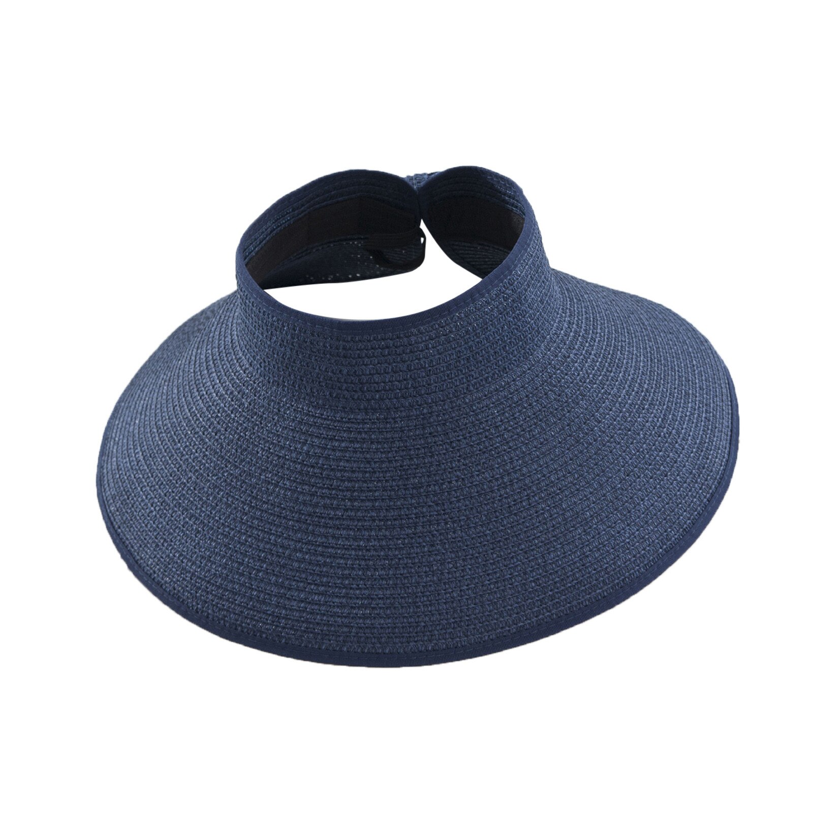 Chapeau de soleil à visière pour femmes, couvre-chef d'extérieur pliable, à Large bord, Protection UV, pour la plage, , d25