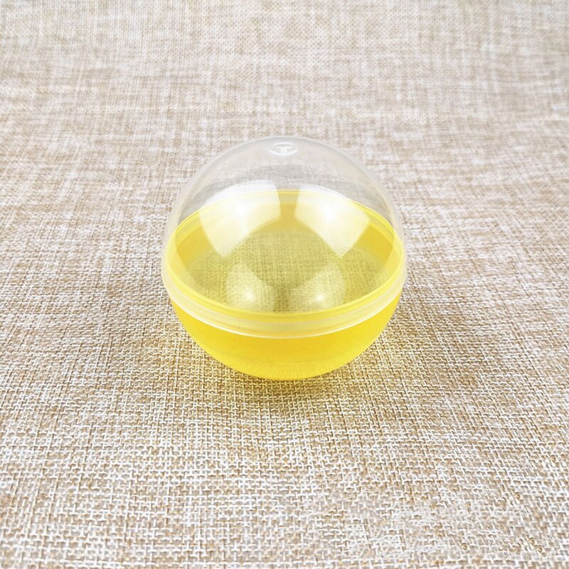 50pcs 65mm Empty Plastic Capsules Round Plastic Toy Capsules Plastic Vending Balls Toy Packing Ball