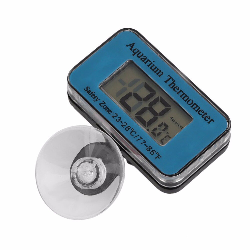 1pc Waterproof LCD Digital Fish Tank Aquarium Thermometer Submersible Aquarium Water Temperature MeterTemperature Control