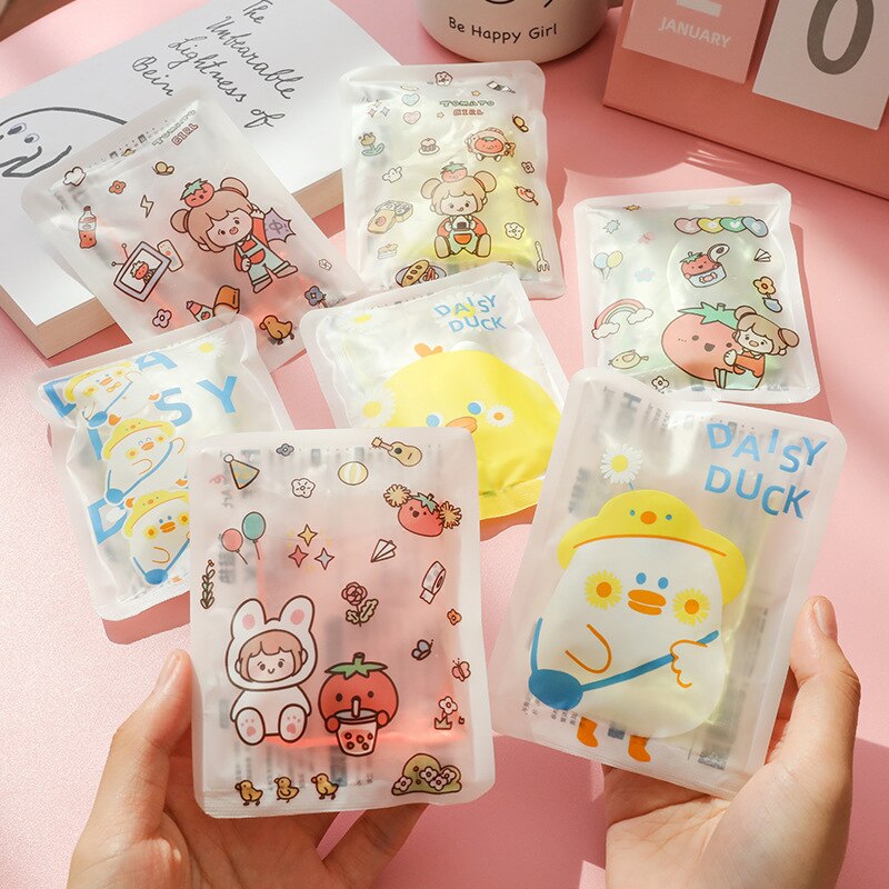 Heating Gel Hand Warmer Reusable Pack Pad Hand Warmer Liquid Cover Mini Portable for Girls Winter AC889