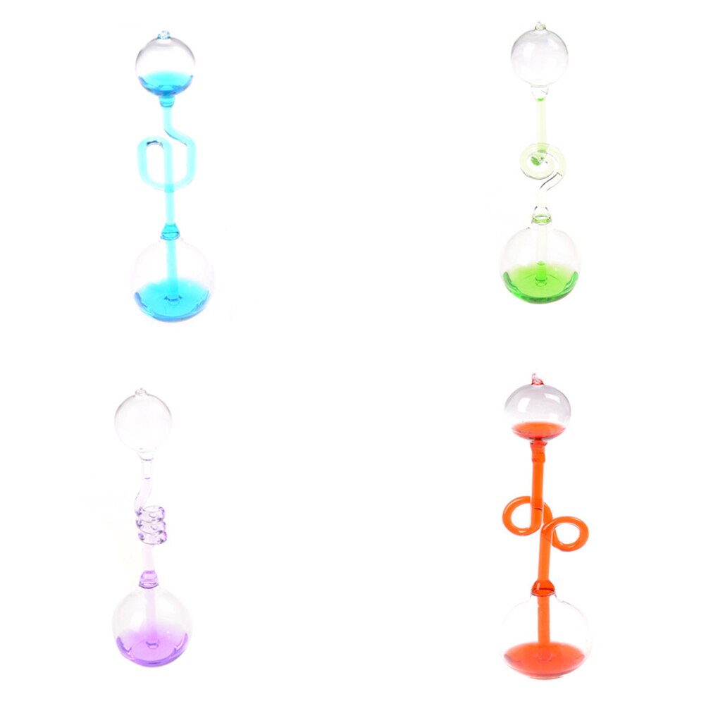 1 Uds. Amor medidor mano caldera termómetro espiral vidrio ciencia energía Museo juguete niños divertidos suministros