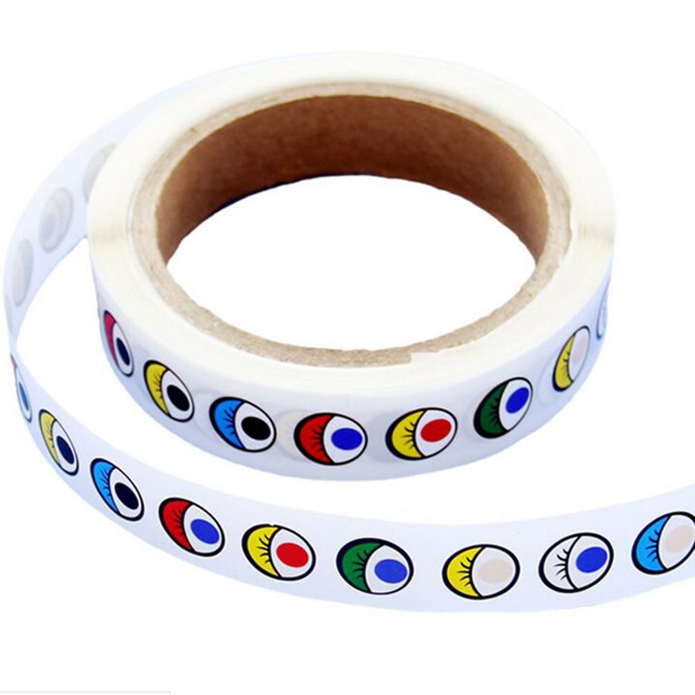 Adhesive Eye Stickers Kinderen Handgemaakte Diy Zwart En Wit Kleur Oogbol Stickers Activiteit Creatieve Oog Stickers