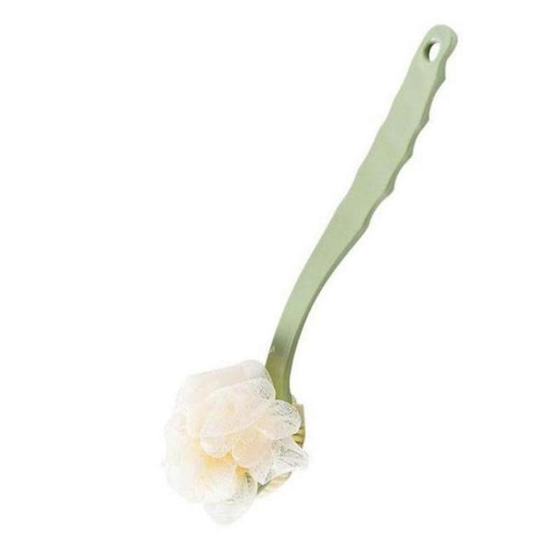 Badborste med krok mjuk silikon baby shower rengöring lera smutsborttagare massage ryggskrubb duschar bubbla giftfria borstar: H