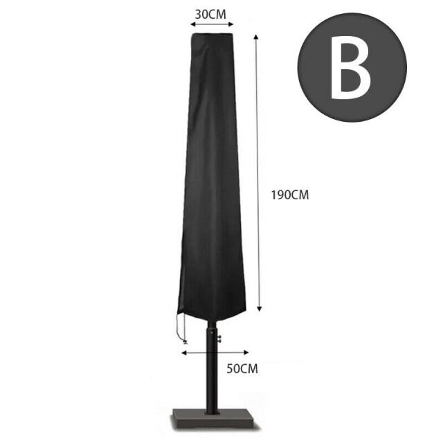 Waterproof Cover Outdoor Sunshade Umbrella Cover Patio Garden Restaurant Shield Cantilever Oxford Cloth Rain Cover Accessories: B