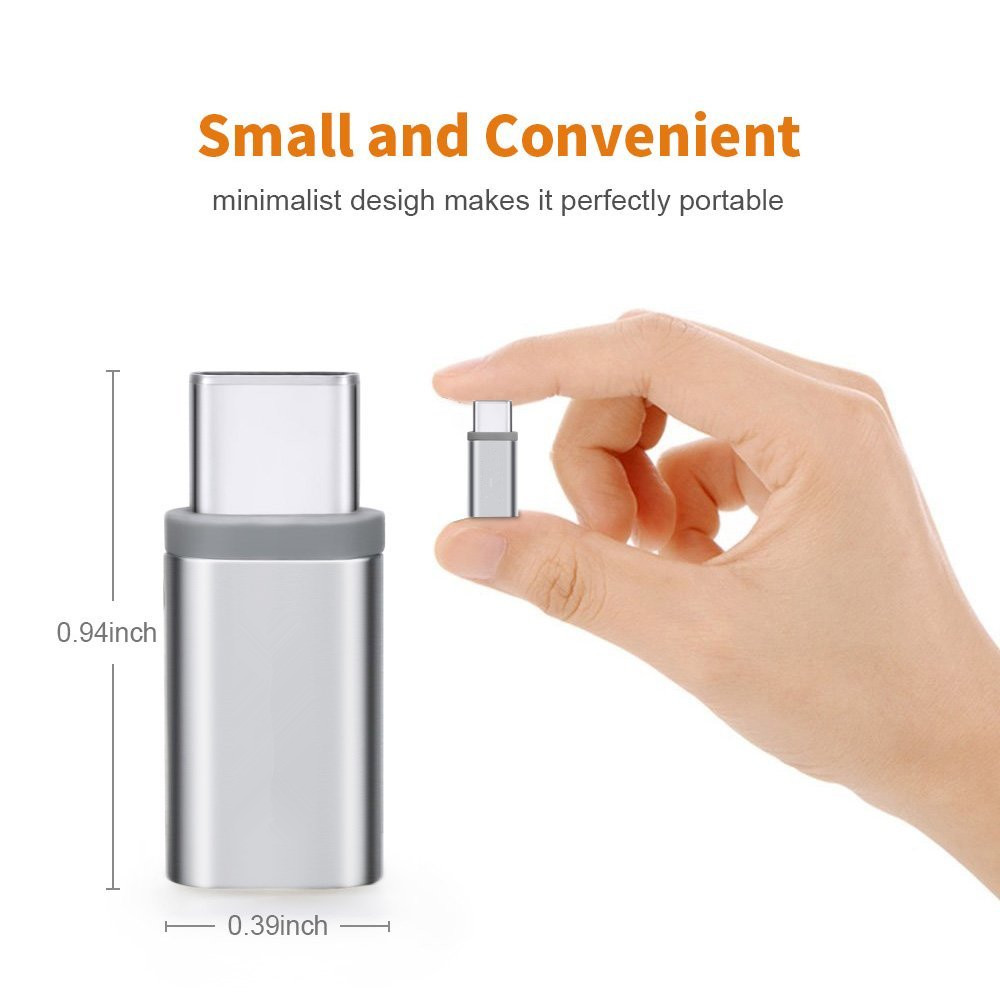 8MM Long USB Type C Adapter For LG V30 Blackview BV8000/BV9000/Pro S6 Micro USB Female To Type C Male Converter Type-C Adapter