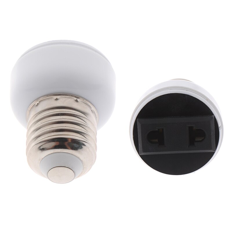 E27 Abs Us/Eu Plug Lamp Houder Verlichting Armatuur Lamp Base Schroef Adapter Wit Lamp Socket Connector accessoires