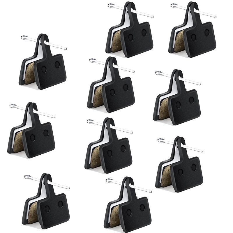 10 Paar Harz-Fahrrad-Scheibenbremsbeläge für Shimano B01S MT200 M400 MT500 M315 M525 M475 M495 M515 M975 M355 M375 MTB-Fahrradteil