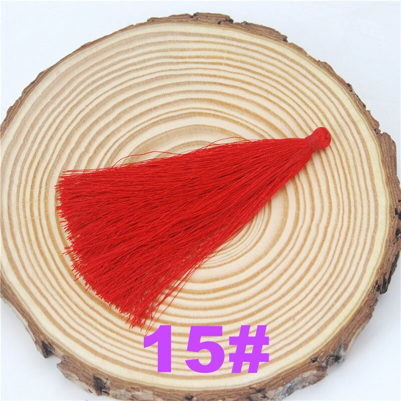 Rayon Silk Tassels DIY 50pcs 95mm Embellish Handmade Jewelry Findings Supplies For Curtain Earrings Accessories Fringe LS011: 15