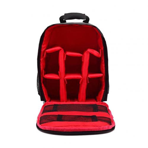 Udendørs vandtæt fotografering dslr kamera rygsæk rejsetaske pakke vandtæt fotografering rygsæk rejsetaske pakke: Rød