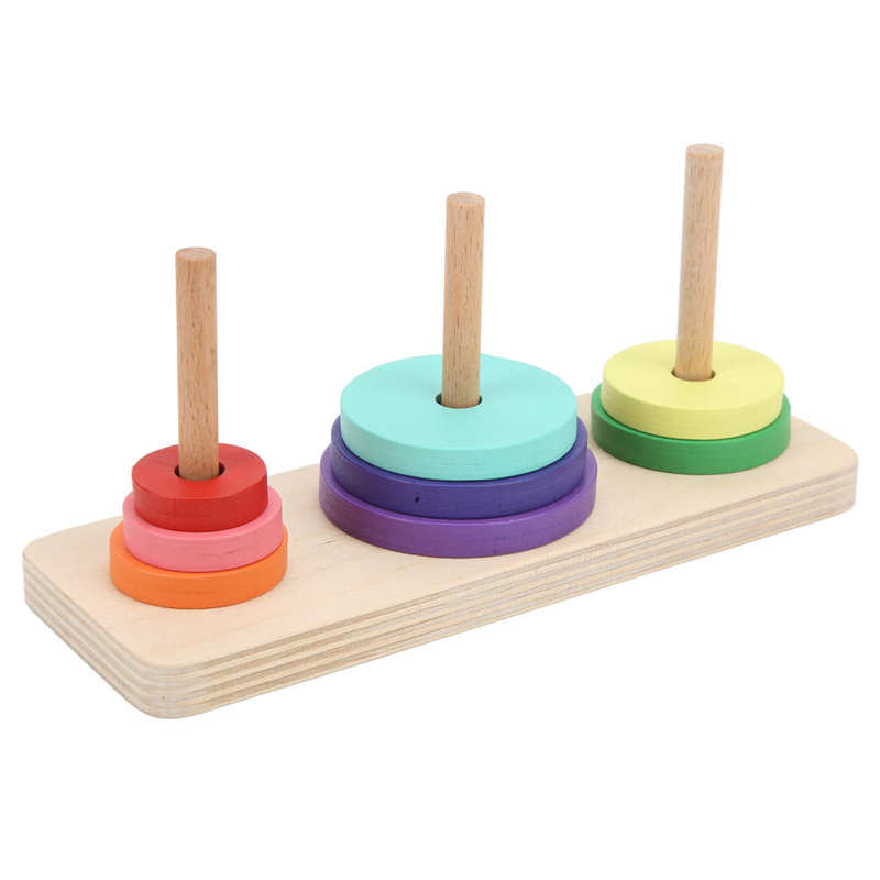 Bird Ring Toss Game Puzzle Toy Parrot Educational Toy Reduce Anxiety for Birds