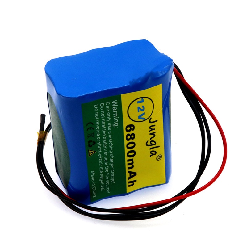 100% originele 12V 6.8Ah 6800mAh 18650 Oplaadbare batterijen 12V met BMS Lithium batterij Bescherming Boord