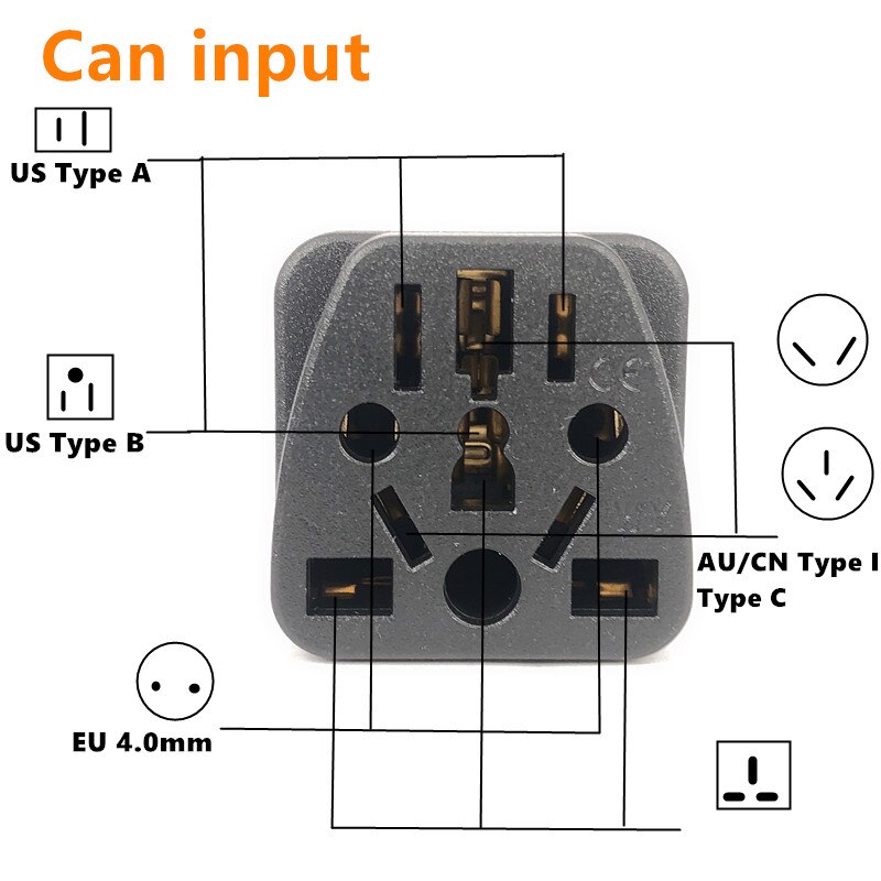 Israel Reise Stecker Adapter Universal- Auslauf ändern AU/UK/uns/EU .... zu Israelische 3 Stift Geerdet stecker Adapter 10A 250V