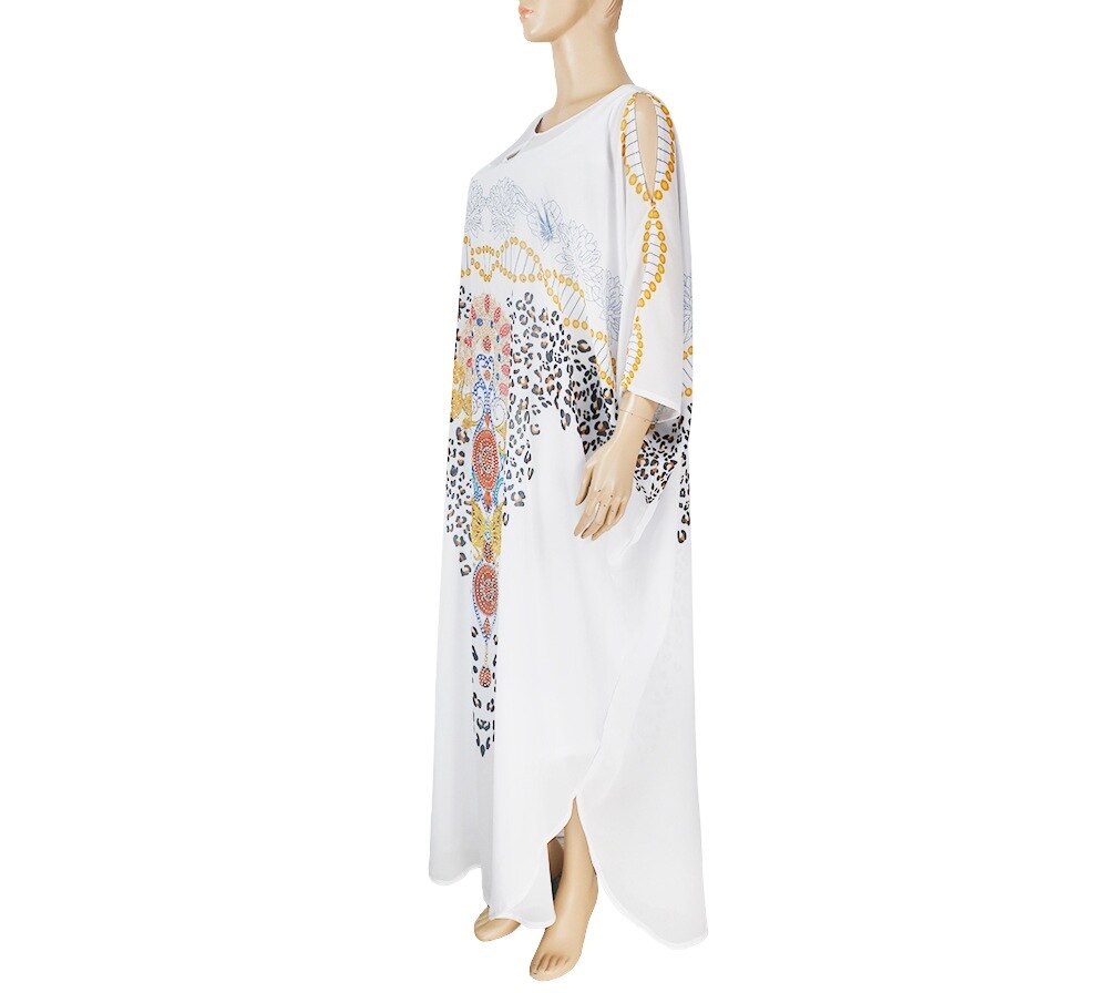 Print Traditional Dashiki African Dresses For Women Plus Size Boubou Robe Africaine Femme Long Africa Maxi Dress African Clothes