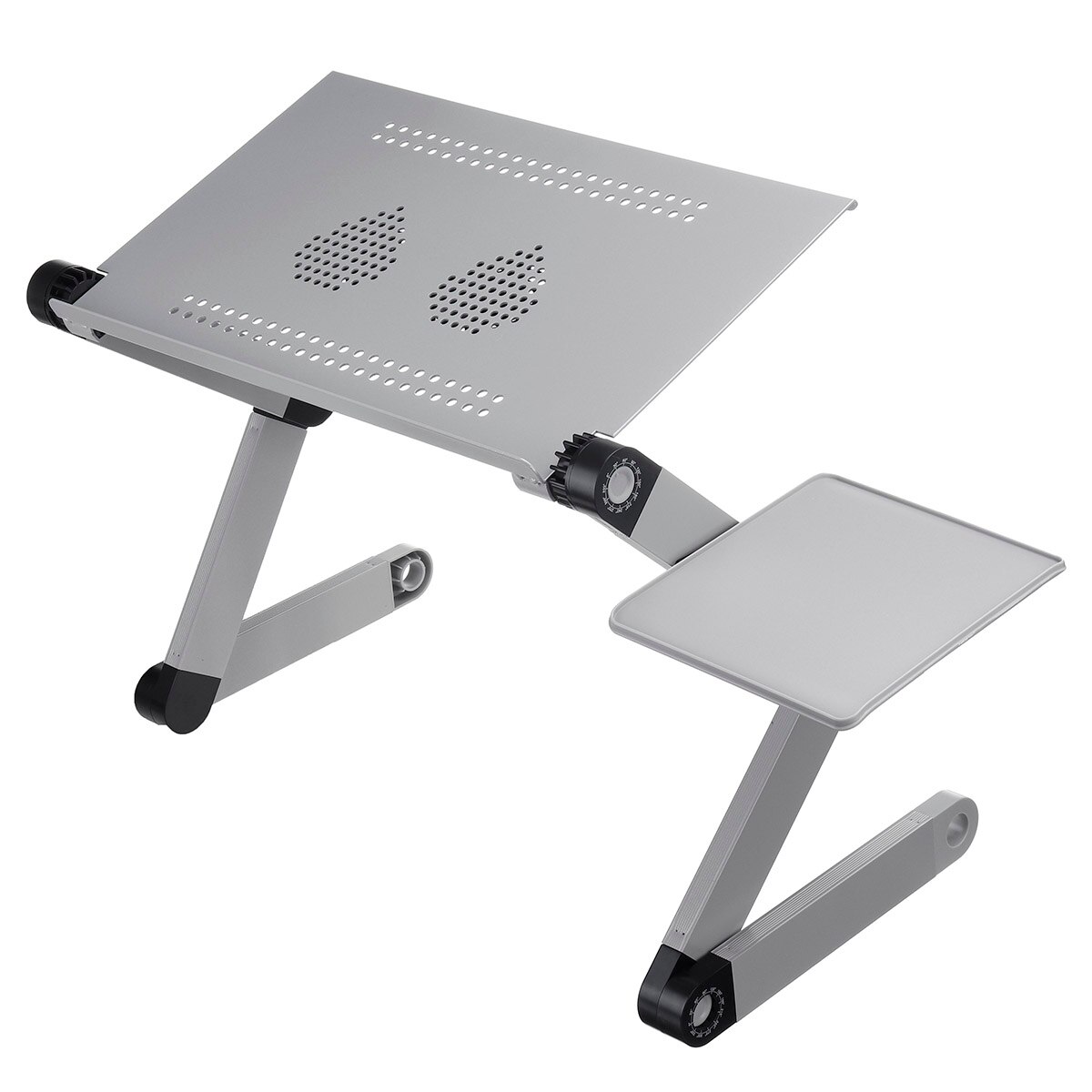 Portable Laptop Notebook Desk Aluminum Alloy Folding Computer Desk Laptop Stand For Bed Sofa Desk