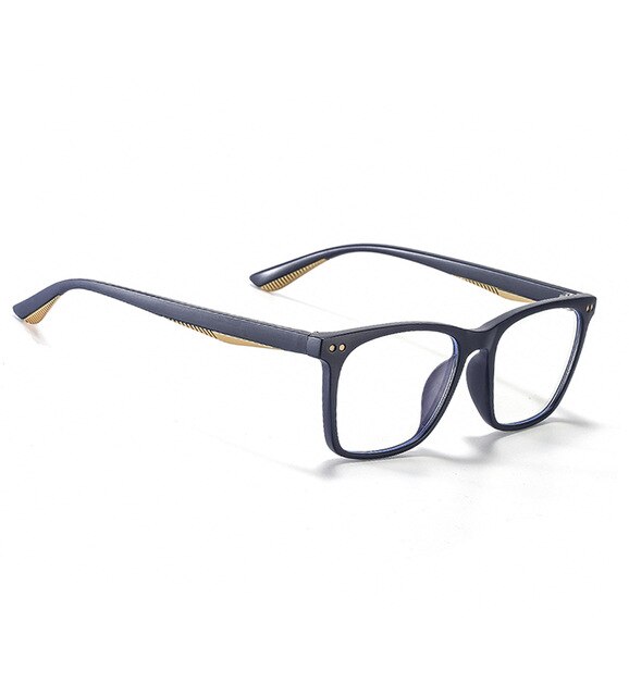 L.viscount brand firkantet blåt lys blokerende briller børn optiske børn dreng briller  tr90 fleksibel lyserød ramme diopter briller: Blå