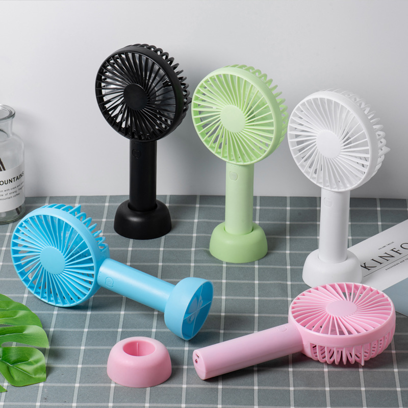 ventilateur portable Mini ventilateur USB rechargeable avec Base petit ventilateur pour voyage fille