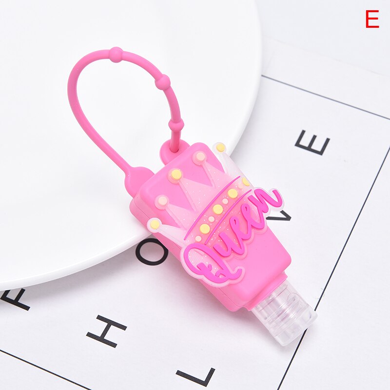 Mini désinfectant pour les mains bouteille vide voyage Portable porte-Gel sûr jetable pas de distributeur de savon propre porte-Gel pour les mains pour les enfants: E