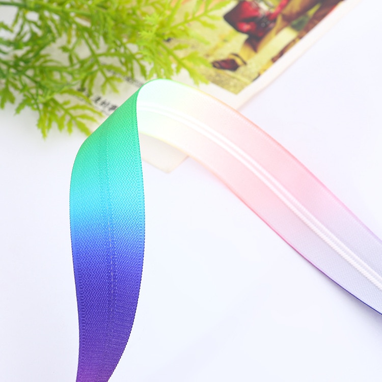 Nylon Seven Color Waterproof Zipper Luggage Waterproof Zipper DIY Invisible Open Zipper Clothing Accessories