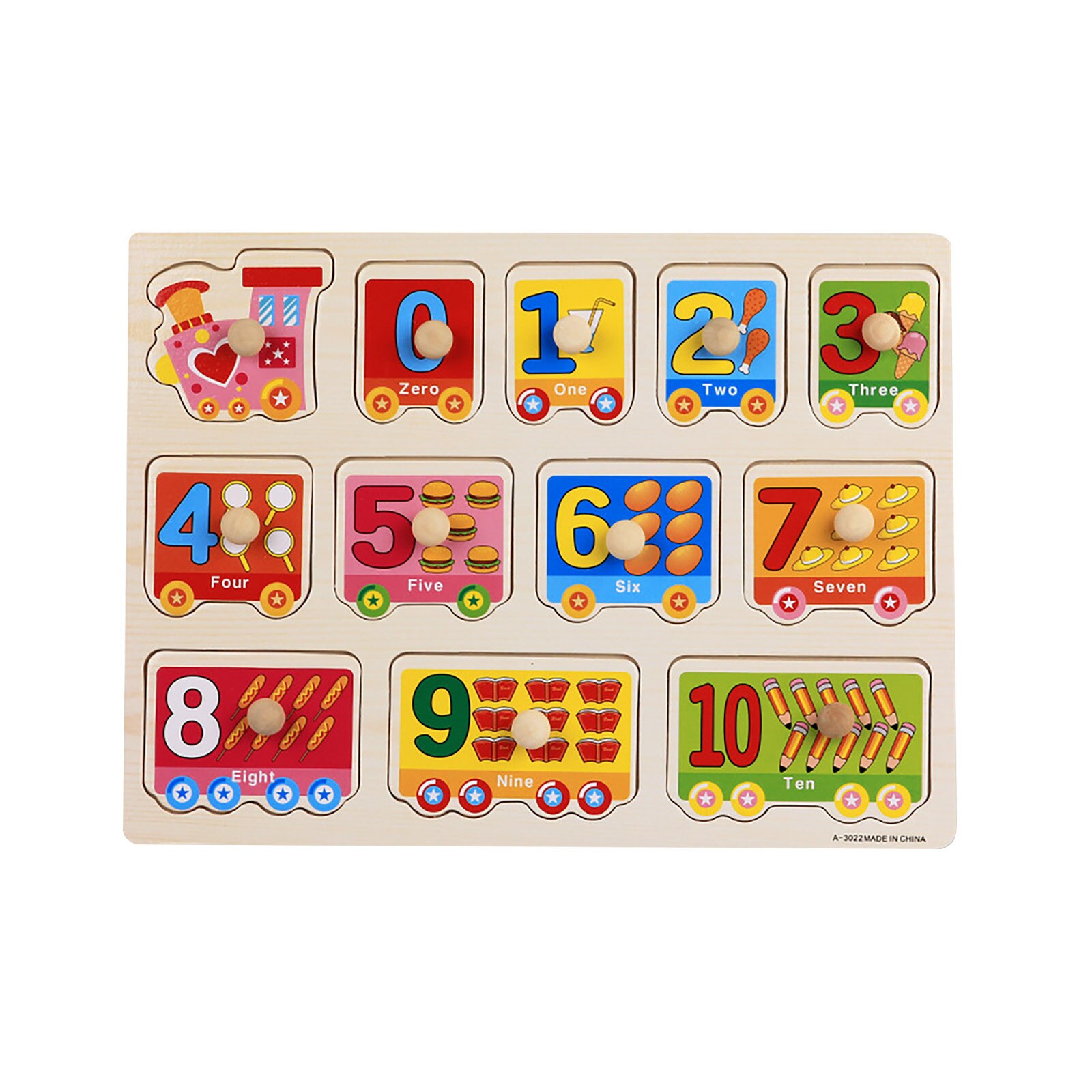 1Pc Jonge Kinderen Bouwsteen Puzzel Houten Houten Puzzel Intellectuele Speelgoed Brithday: D