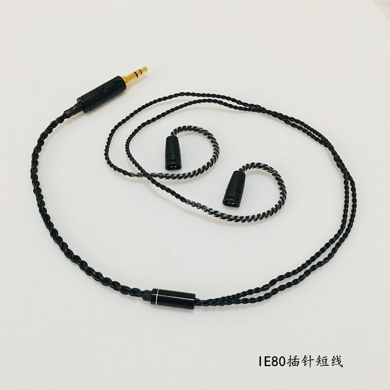 diy earphone cable OFC cable for se535 mmcx pin ue900 se215 IM50 IM70 IE80 0.75MM 0.78MM pin short cable 45cm: IE80 IE8