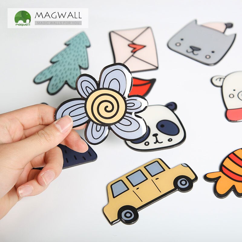 Epoxy Creatieve Magnetische Sticker Decoratieve Kinderen Leuke Koelkast Magneet Set