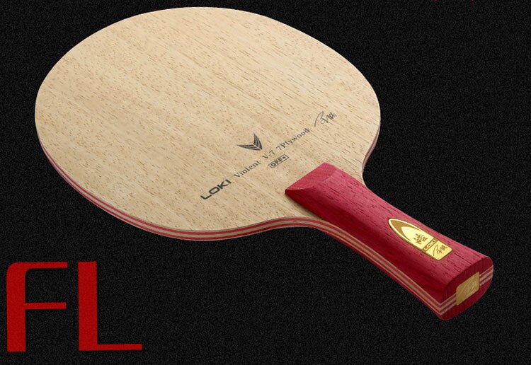 Wang Hao LOKI V7 CLCR 7 Holz Tischtennis Klinge/Klingeln pong klinge/tischtennis Schläger: shakehand lang FL