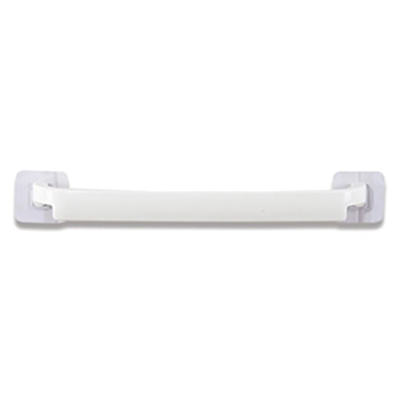 Badkamer Plank Pendanttoilet Papier Houder Plastic Zelfklevende Handdoekenrek Muur Gemonteerde Opknoping Haak Badkamer Benodigdheden: White