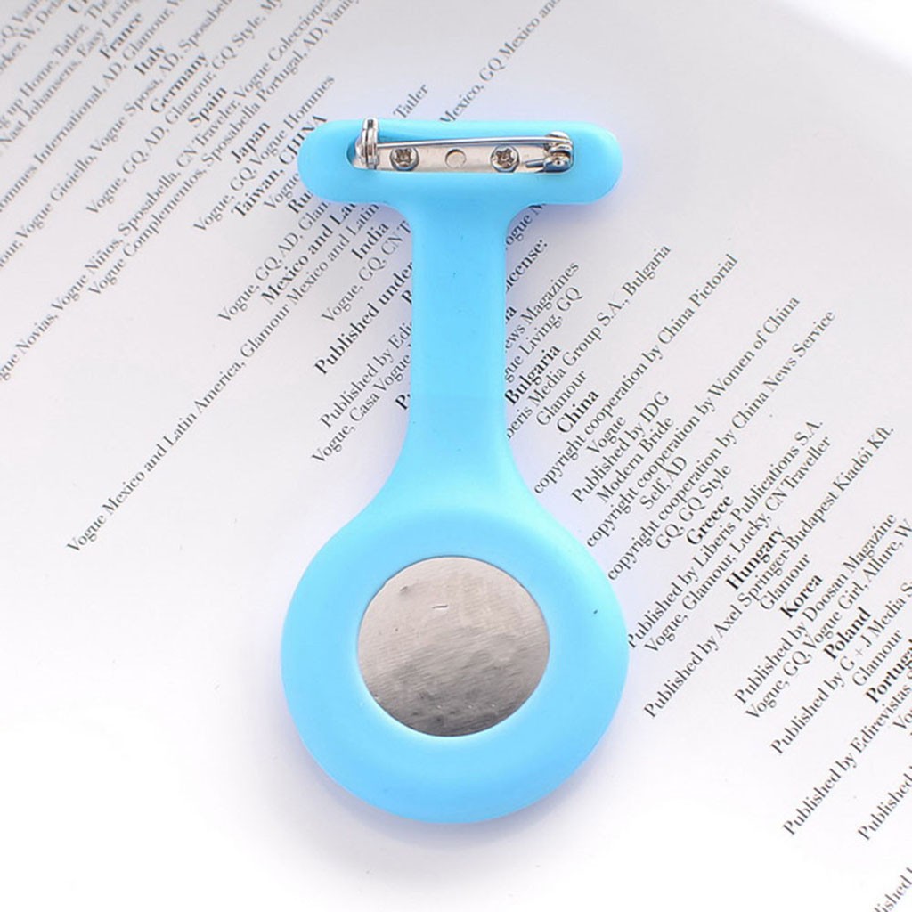 Taschenuhr Damen Digitalanzeige Zifferblatt Clip-an Analoguhr fob Krankenschwester Brosche Stift Hängetasche Elektrische Uhr Modeuhren
