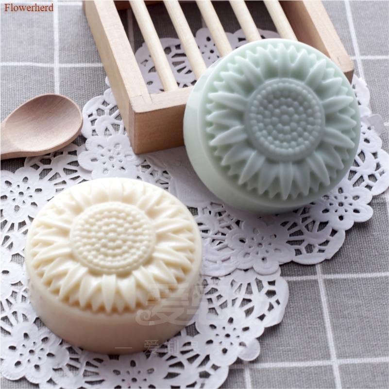 6 Gaten Zeep Maken Levert Daisy Bloem Diy Handgemaakte Zeep Siliconen Mal Zeep Stome Mold Fondant Gereedschap Cake Decors Kaars mold