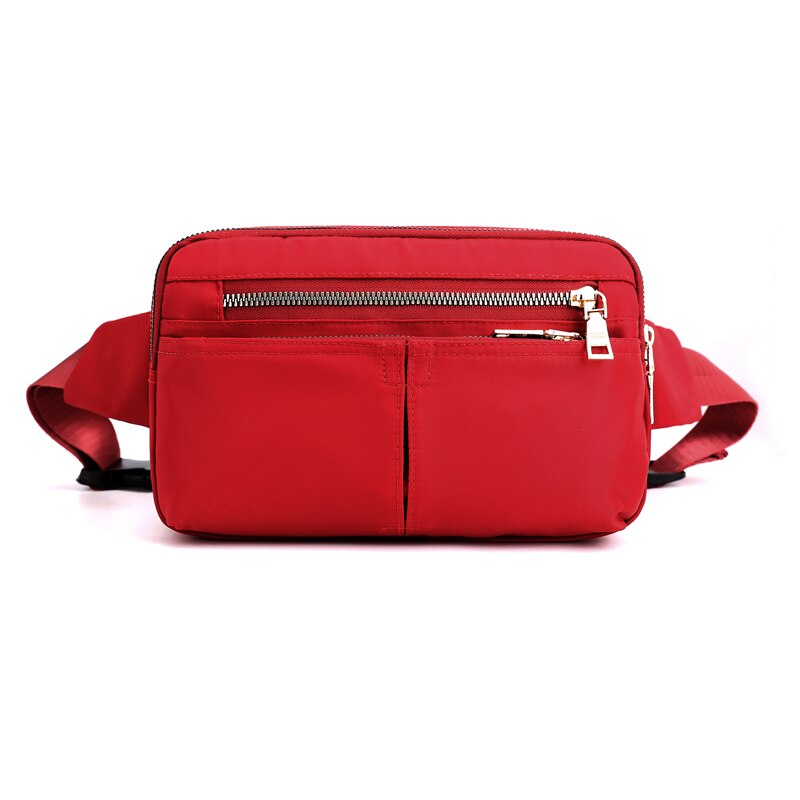 Vento Marea – sac à main de voyage pour femmes, sacoche de poitrine étanche en Nylon, ceinture à bandoulière, grande capacité, Sport,: Red women bag