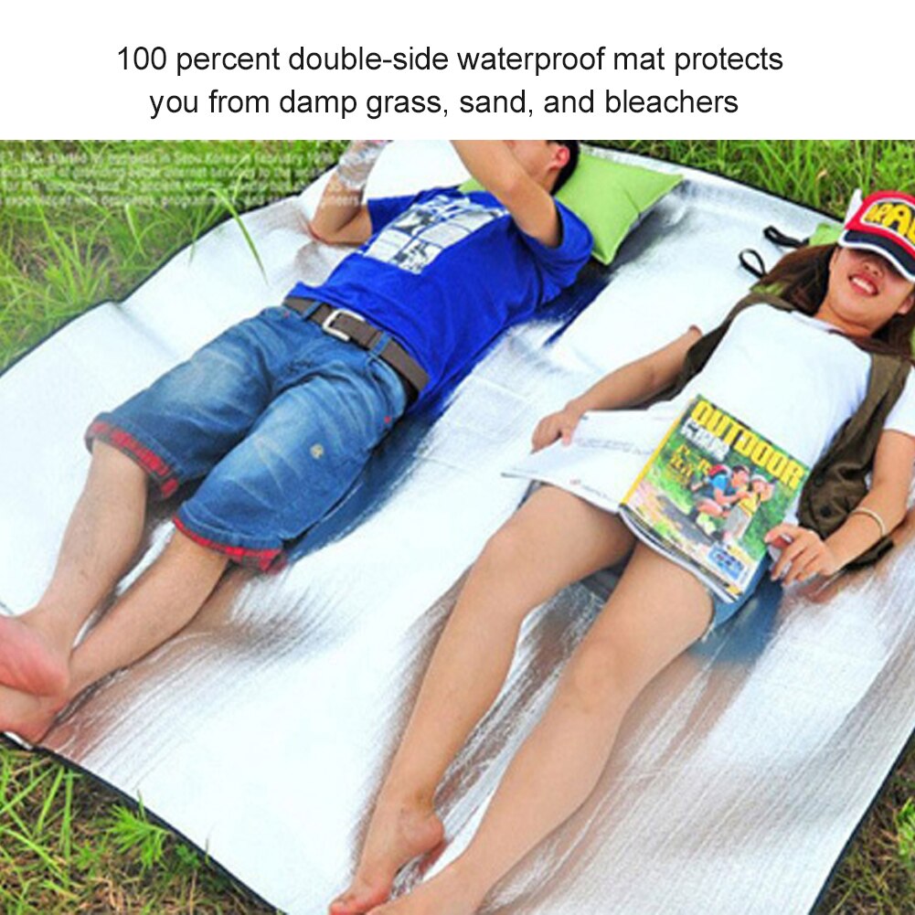 Esterilla ultraligera para acampar al aire libre, estera de Eva para Picnic en la playa, carpa impermeable, Sábana de Yoga, manta para gatear para bebé, 2x2m