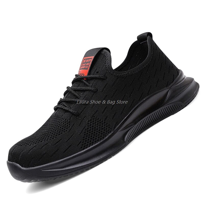 Safety Shoes Men's Work Boots Puncture Proof Safety Boots Men's Work Shoes With Steel Toe Cap Construction Shoes: 10.5