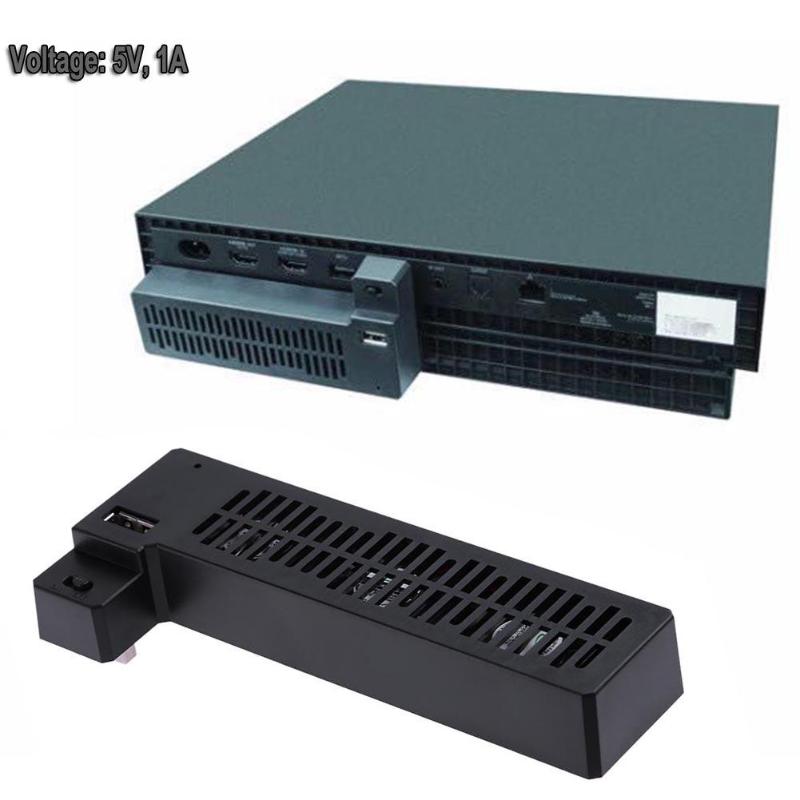Schwarzer neuester kühlerlüfter 5v 1a usb-anschlüsse externer 3-- lüfter-lüfter für xbox one x für spielekonsole
