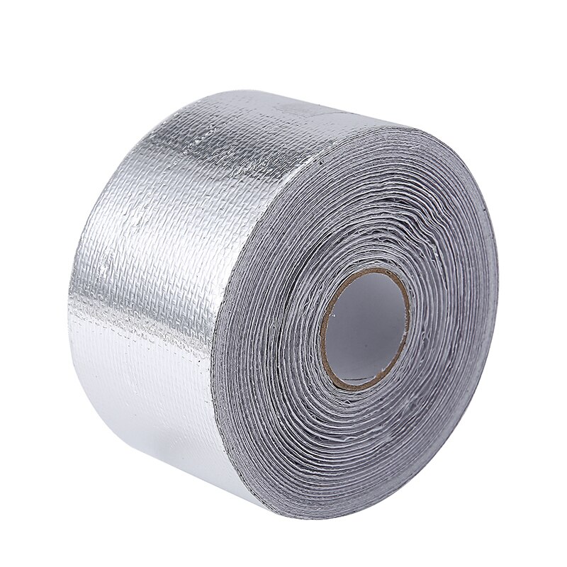 25M*5cm Exhaust Heat Wrap Manifold Downpipe High Temp Heat resistant 450 Celsius Bandage Tape for Repair Seal Leak Pipe