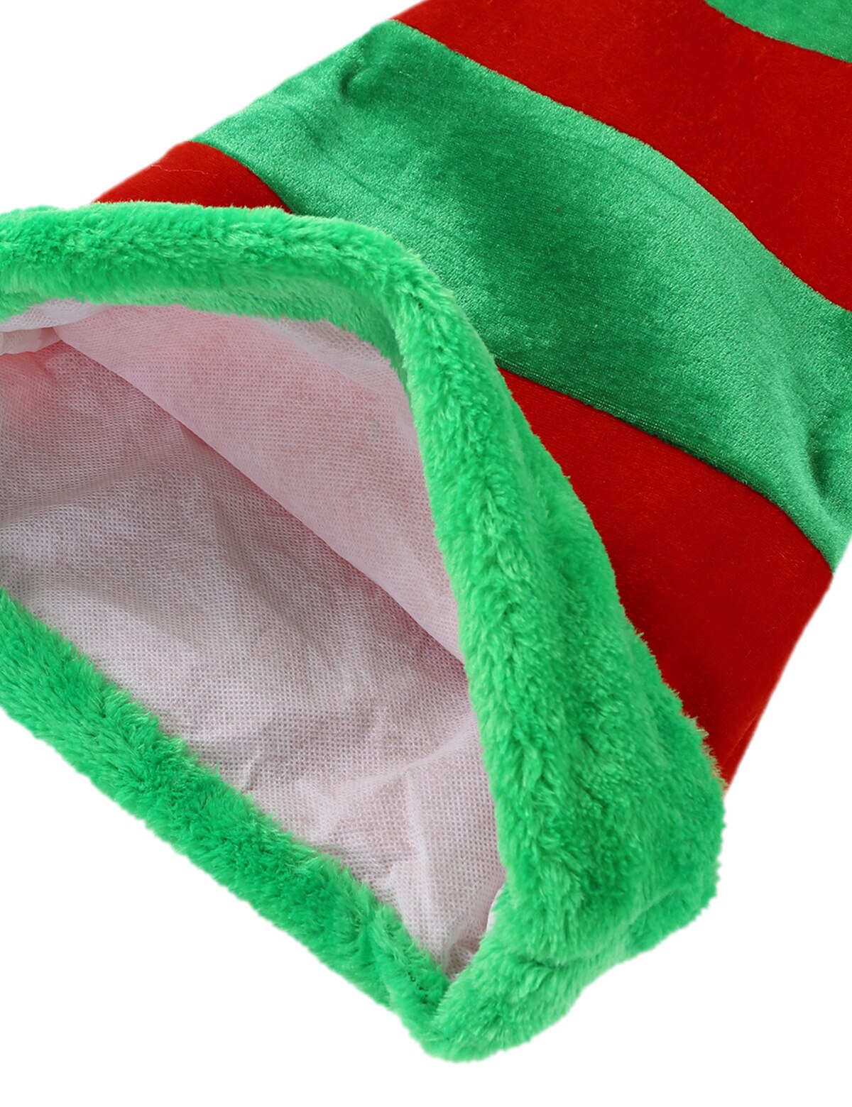 60x90cm Elf Hat Christmas Hat Adult Novelty Funny Long Bendable Striped Felt Plush Santa Claus Clown Elf Cap Xmas Party Supplies