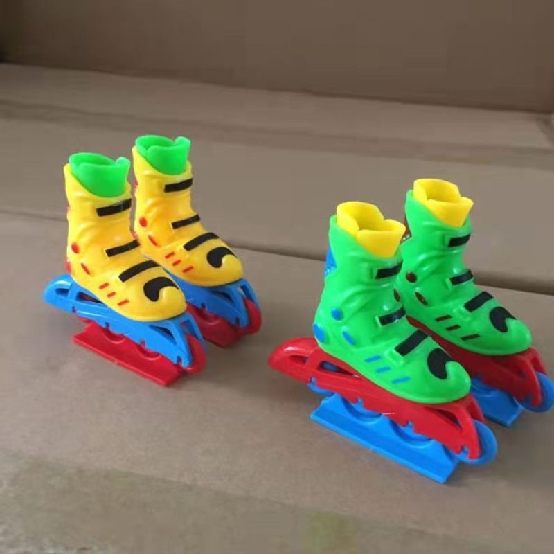 Mini Vinger Schaatsen Outdoor Draagbare Fingerboarding Sneakers Voor Vogels Kinderen Tieners Rolschaatsen/Schaatsen Set