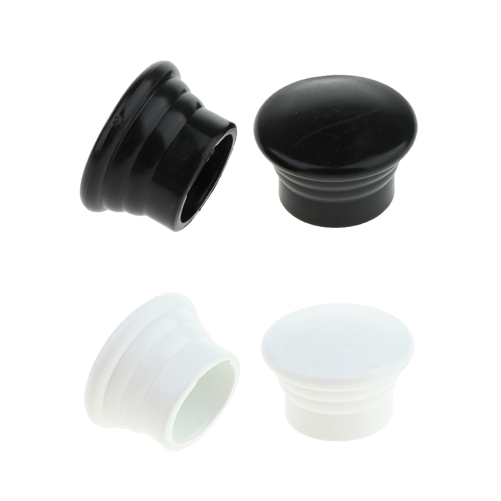 2 Pack Window Curtain Rod End Heads Only Drapery Rod Finials Cap Inner 28mm Diameter