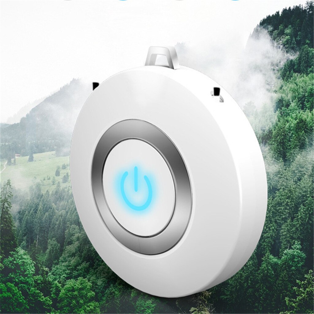 Personal Wearable Air Purifier Necklace/mini Portable Air Freshner Ionizer/negative Ion Generator/odor Eliminator/remove Smoke