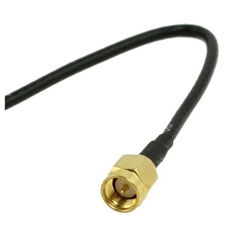 Adaptador de antena Coaxial hembra a macho de Cable SMA negro largo y adaptador USB RTL-SDR RTL2832U + R820T2 + 1Ppm TCXO