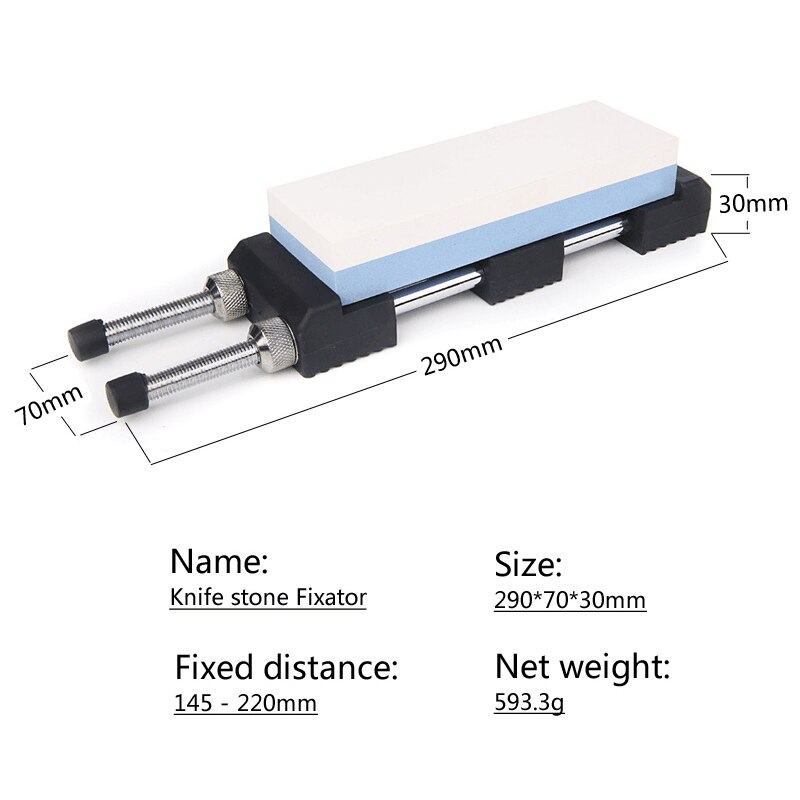 1PCS Sharpening Stone Holder Waterstone holder Grindstone Whetstone Base Fix Bracket Non-slip Sharpener Dock steel