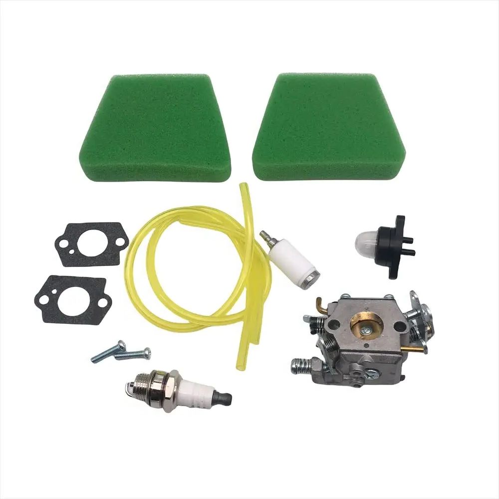 Filtro de ar do carburador motosserra ferramenta de jardim peças acessórios para parceiro 350 351 370 371 390 420 mcculloch 333 335 338: Verde