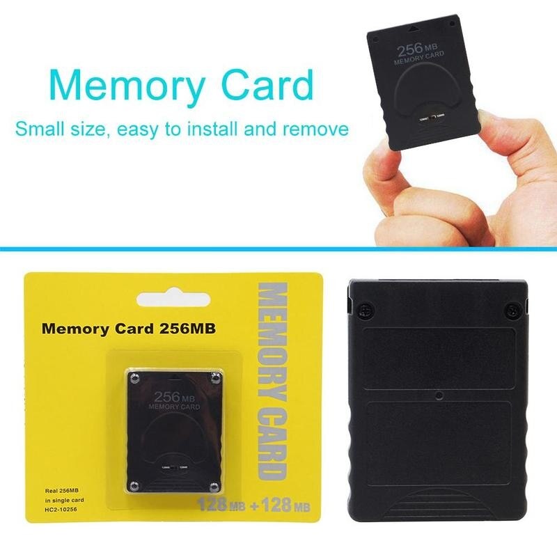 256MB Memory Card For PS2 For Playstation 2 128MB+128MB X8P7