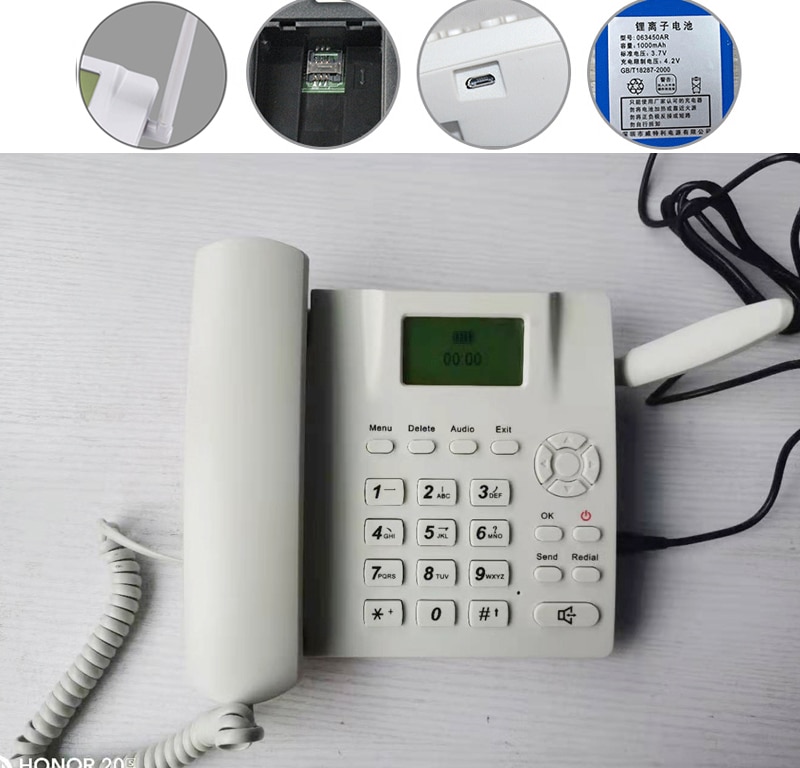GSM draadloze telefoon vaste draadloze telefoon bureau telefoon FWP met 850/900/1800/1900 MHz gratis