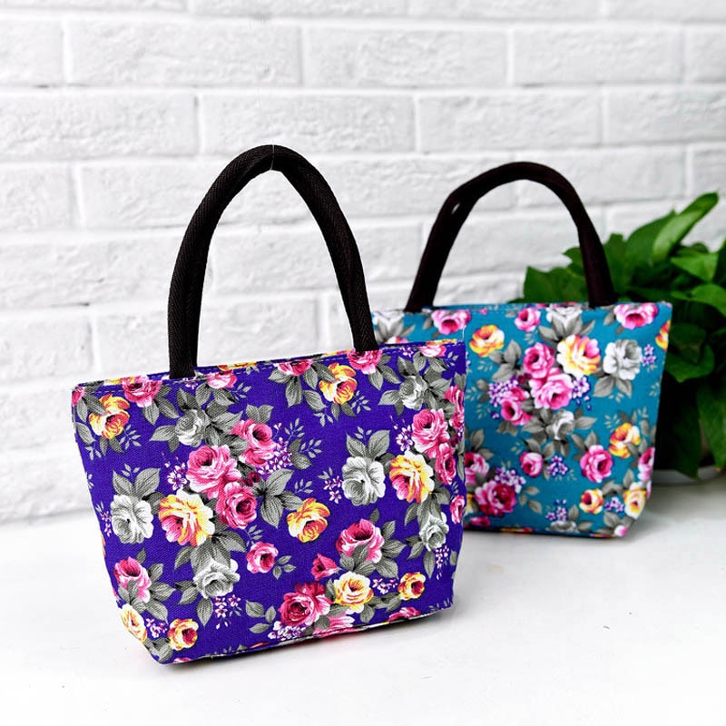 Eenvoudige Mode Vrouwen Messenger Bags Canvas Bloemen Gedrukt Rits Meisjes Handtas Dames Schoudertas Grote Capaciteit Beste