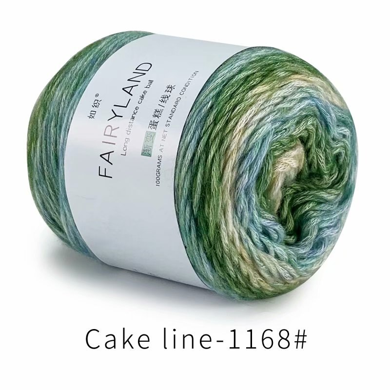 100G Tricot Hand Geweven Breien Katoenen Garen Wol Blends Gehaakte Tas Ilos Para Tejer: 1pc 1168