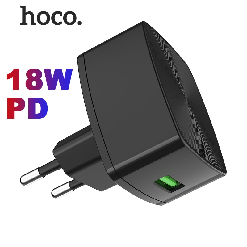 Hoco QC3.0 2.0 Quick Charge Universele Usb Wall Charger Eu Uk Us Pluggen Voor Iphone 11 Samsung Xiaomi Huawei Snelle opladen Adapter
